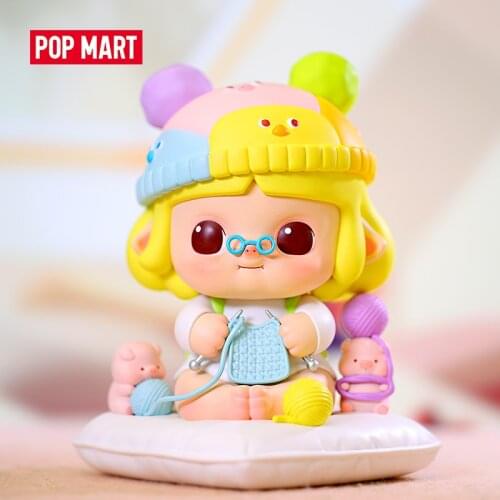 POP MART Minico Colorful Sweater 15cm For Collection Doll Collectible Cute Action Kawaii Animal Toy Figures Free Shipping