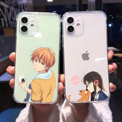 Fruits Basket Japan anime Phone Case Transparent for iPhone Samsung A S 11 12 6 7 8 9 30 Pro X Max XR Plus lite mobile bags