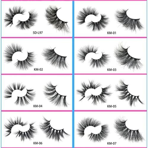 Eyewin Fasle Eyelashes 25mm Eyelash 5D Lash 100% Cruelty free Lashes Handmade Reusable Mink Lash Faux Cils Makeup Lash maquiagem