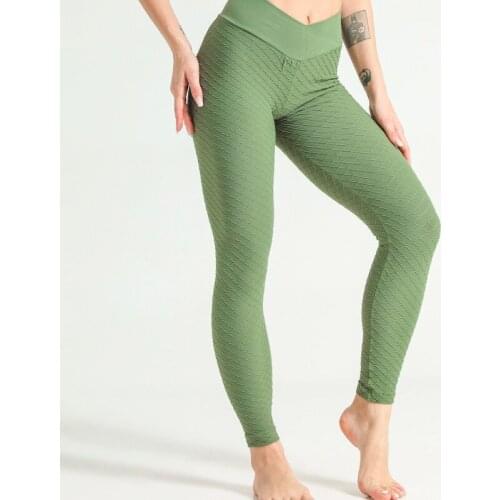 Best Selling Womens Fitness Pants Slim And Quick Drying Jacquard Buttocks Trend