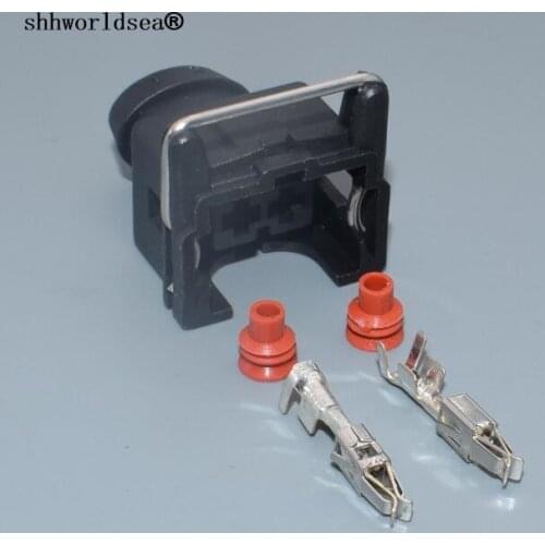 Shhworldsea 2pin 3.5mm auto 3.5series wire harness waterproof sensor plug connector 282190-1
