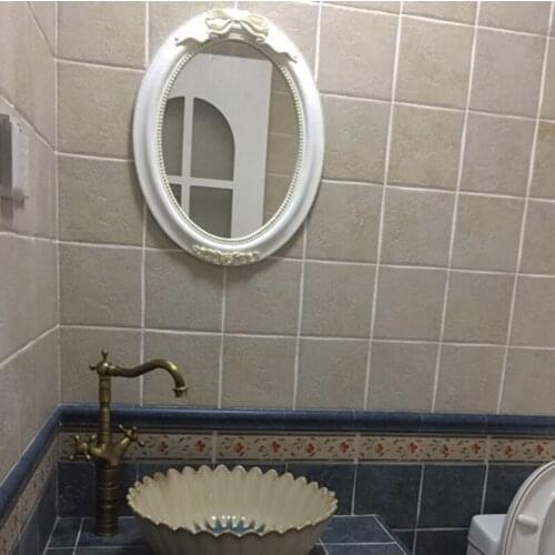56cmx71cm Nordic European Bathroom Mirror Toilet Basin American Decorative Makeup Wall Hanging Mirror