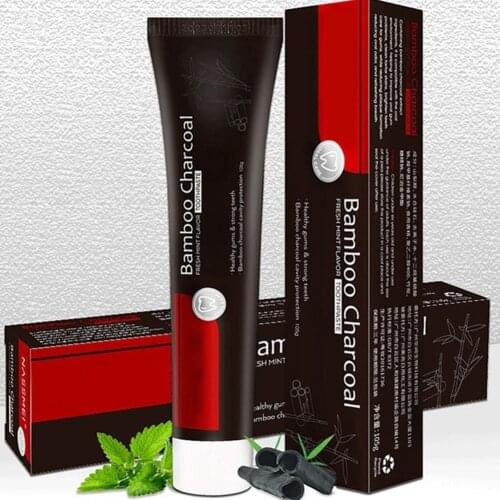 105g Bamboo Charcoal Toothpaste Black Activated Carbon Tooth Paste Anti-sensitive