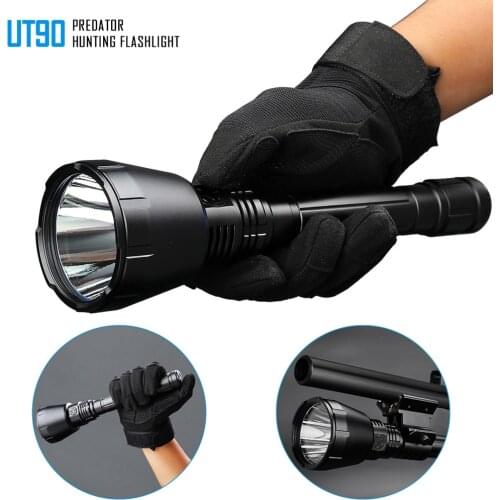 1308M Super Bright-IMALENT UT90 Tactical Flashlight 4800 Lumen LED Tactical Flashlight Outdoor Camping Light Waterproof and Zoom