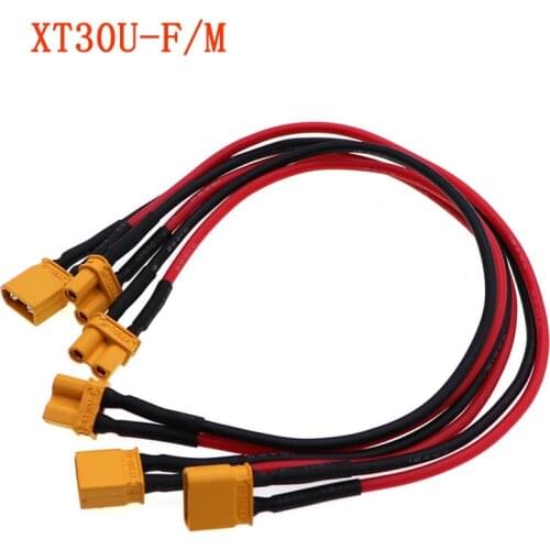 2PCS AMASS XT30U XT30 Cable Plug Connector 18AWG