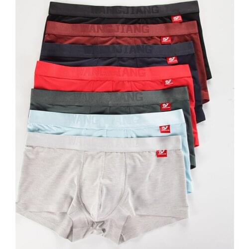 3PCS/Lots Mens Boxer Shorts Seamless Slip Homme Modal Underwear Mannen Ondergoed Gay Panties Calzoncillos Hombre Boxershorts