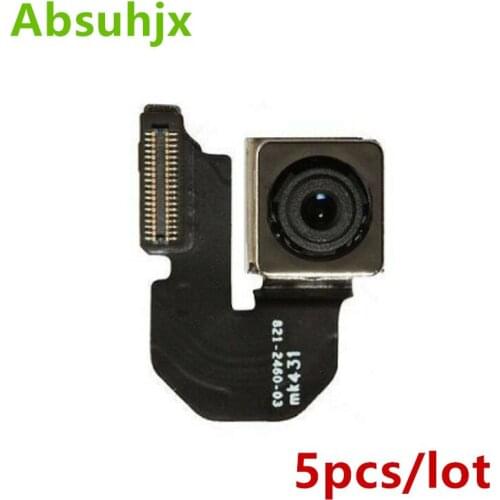Absuhjx 5pcs Back Camera Flex Cable for iPhone 6 6S Plus 6G 4.7'' Rear Camera Cam Replacement Parts