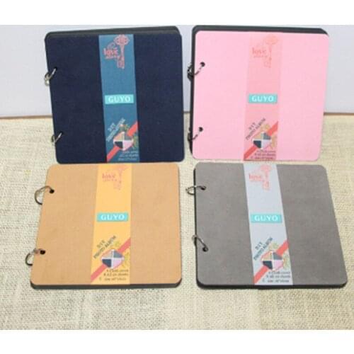 DIY Velvet Photo Album Manual Sticky Childrens Album Loose-Leaf Binding 4 Optional Holiday Gifts Record The Babys Iife