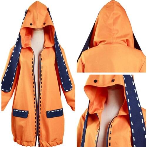 Anime Kakegurui Yomoduki Runa Hoodie Jacket Coat Cospaly Costume Halloween Carnival Suit Japanese School Girls Uniform