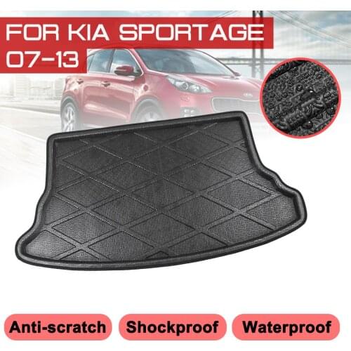 Car Floor Mat Carpet Rear Trunk Anti-mud Cover For KIA Sportage 2007 2008 2009 2010 2011 2012 2013