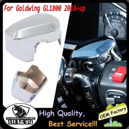 For Honda Goldwing GL 1800 GL1800 2018 2019 2020 Motorcycle Chrome Front Brake Master Cylinder Head Motorcycle Accessories