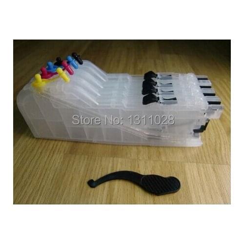 INK WAY NEW CHIPPED Long type refillable inkjet cartridge for LC103 LC107 LC105 used for MFC-J4410DW, MFC-J4510DW, MFC-J4610DW