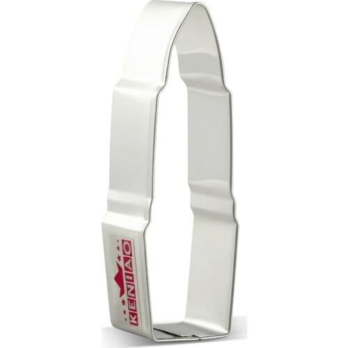 KENIAO Lipstick Cookie Cutter For Wedding Party - 8.9 x 2.7 cm - Biscuit / Fondant / Pastry / Sandwich Cutter - Stainless Steel
