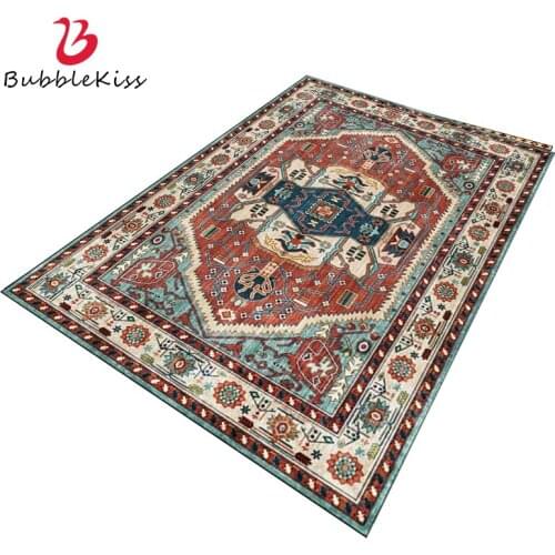 Bubble Kiss Customize Carpets For Living Room Home High Quality Anti Slip Foot Pad Persian Style Bedroom Decor Large Floor Mats