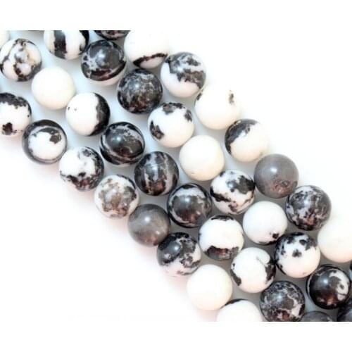 New Round Spots Natural Stone Beads for fit jewelry making 6/8/10/12mm