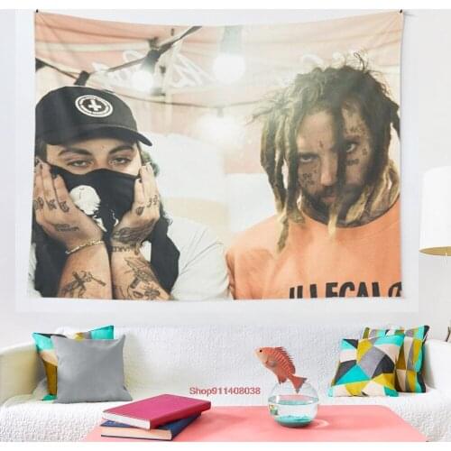 Suicide boys ruby and Scrim photo tapestry witchcraft tapestry Bohemian decoration home decoration Hippie