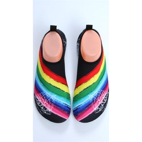 Men Beach Aqua Shoes Women Dot Sports Driving Water Upstream Shoes For Swimming