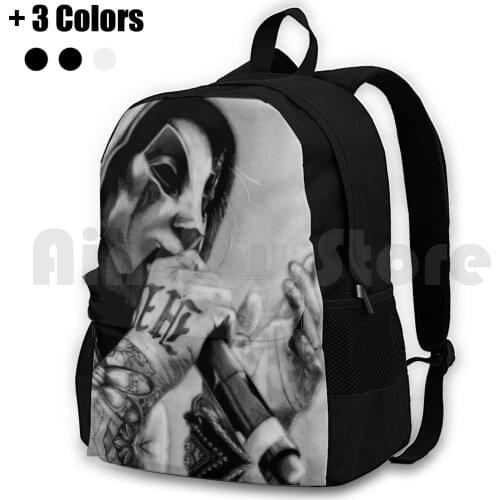 Hollywood Undead Danny Outdoor Hiking Backpack Waterproof Camping Travel Hollywood Undead Hu Band Music Hu4L Artist