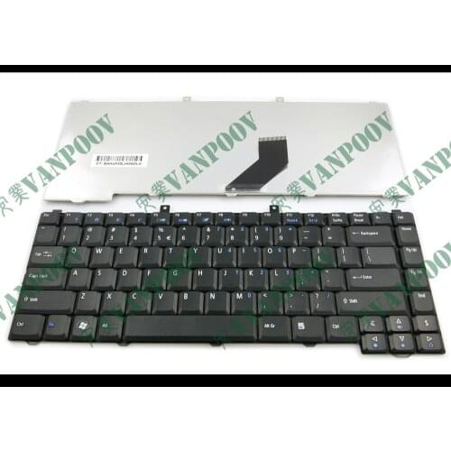 New Laptop keyboard for Acer Aspire 3100 5100 1670 3030 5630 5680 5500 5610 5650 Black US keyboard - MP-04653U4-6982