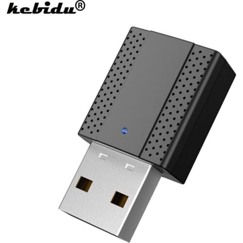 Kebidu 2 In 1 USB Bluetooth 5.0 Transmitter Receiver Portable 3.5mm AUX Audio Wireless Adapter for TV PC Bluetooth Receiver
