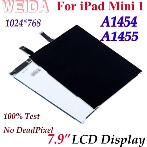 WEIDA LCD Replacement 7.9" For iPad Mini mini1 A1454 A1455 LCD Display Touch Screen Digitizer Glass Separetely Replacement