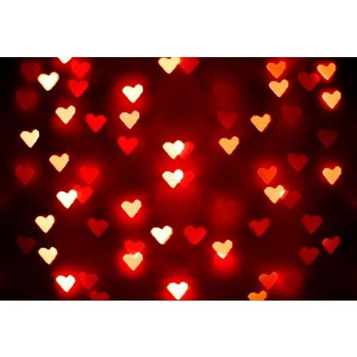Hearts lights photo background vinyl fotografia wedding shots photography backdrops for photo studio props photophone lv-1209