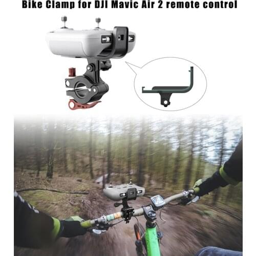 Remote Control Bike Clamp For DJI Mavic Air 2 Mini 2 Transmitter Bicycle Clamp Motorcycle Handlebar Drone Transmitter Bike Clip