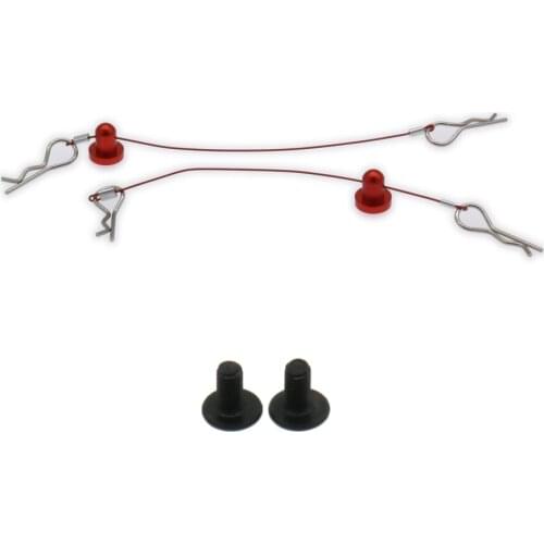 Freeshipping 100mm 160mm Anti-Lost Body Shell Clips With Screw Fixation For 1/10 RC Model Car Vehicle HSP Arram Traxxas Axial