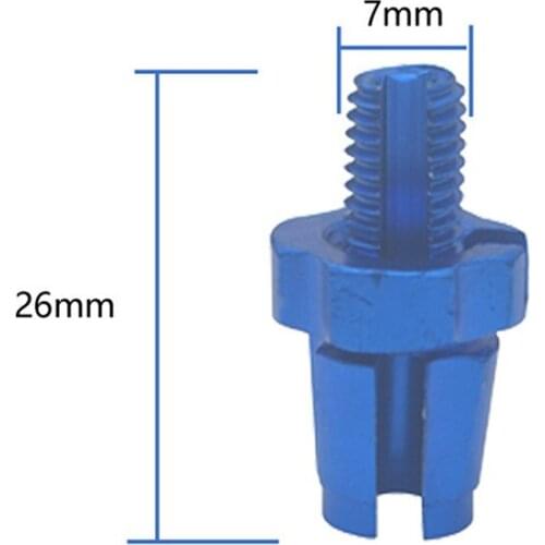 1Pcs Bicycle Screw Fixing Nuts Steering Bike Braking Cable Accessories Aluminium Alloy 2.6cm X 0.7cm