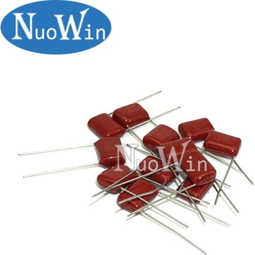 1000pcs CBB Polypropylene film capacitor pitch 5mm 10mm 15mm 100V 1000V 1600V 1nF 2.2nF 3.3nF 4.7nF 10nF
