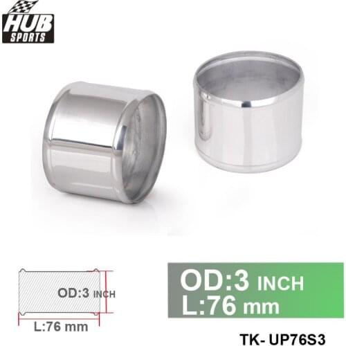 3" OD X 3" Aluminum INTAKE/TURBO INTERCOOLER PIPING EXTENSOR/JOINER PIPE For Toyota avensis HU-UP76S3