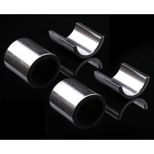 4PCS 1 1/8" 28mm to 7/8" 22mm Riser Handlebar Spacers Clamp Conversion Shims Reducer Adaptor Universal For Dirt Bike ATV Quad