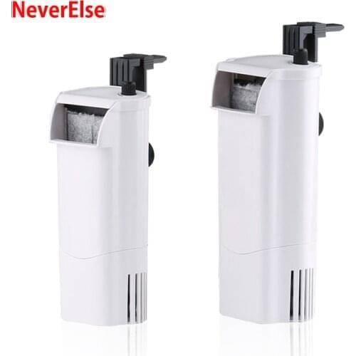 Aquarium Waterfall Reptiles Turtle Tortoise Internal Filter Low Water Level Clean Pump Filtration for Small Fish Tank Amphibian