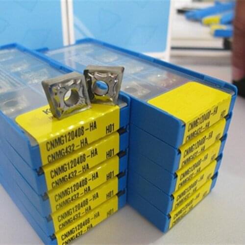 CNMG120404 CNMG120402 CNMG120408 HA H01 CNC aluminum blade H01 outer circle inner hole double-sided turning cutter grain