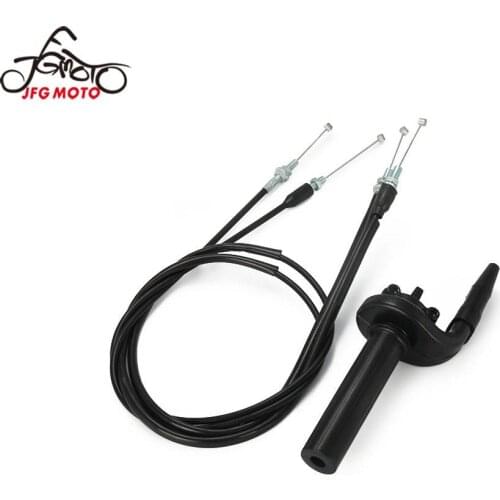 For CRF250 CRF450 RMZ250 RMZ450 KX250F KLX450F YZ250F SX Motorcycle Handlebar Plastic Twister Throttle Tube Pull Push Cable FCR
