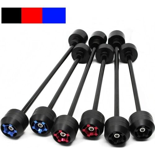 For SUZUKI GSXR GSX-R 600 750 2006 2007 Front Rear Wheel Slider Fork Axle Protector Swing Arm Crash Protector Pad Guard POM NEW