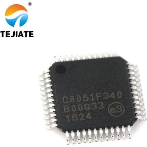 1PCS C8051F340 C8051F340-GQR Microcontroller Chip TQFP-48