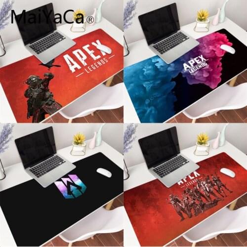 MaiYaCa Hot Sales Apex legends mouse pad gamer play mats Gaming Mouse Pad Large Deak Mat 900x400mm for overwatch/cs go