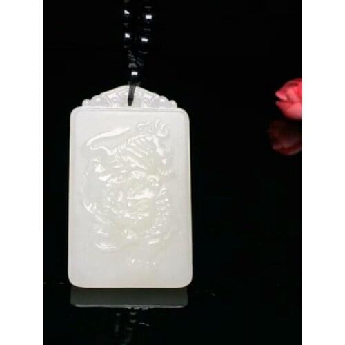 H32#Exquisite Hetian Jade Pendant
