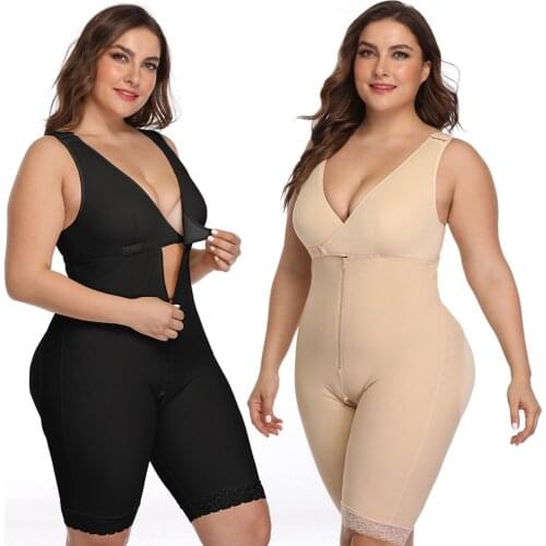 Waist Trainer Slimming Sheath Bodysuit Sexy Butt Lifter Shapewear Women Full Body Shaper Girdle Belt Corset Modeling Strap 6XL
