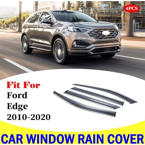FOR Ford Edge window visor car rain shield deflectors awning trim cover exterior rain cover car accessories parts 2010-2020