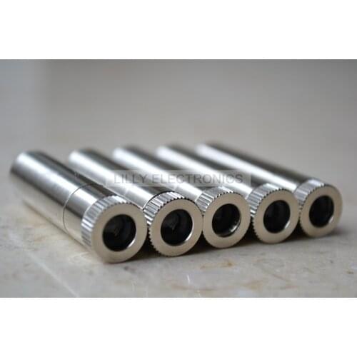 5pcs TO-18 Laser Diode Focusable Metal Housing w/ Lens 12x40mm 5.6mm
