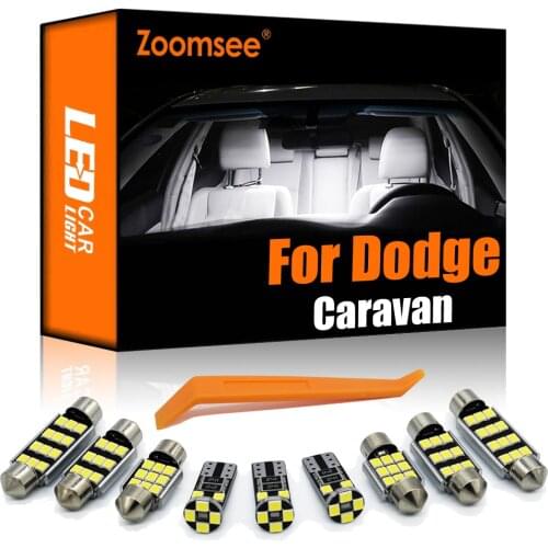 Zoomsee Interior LED For Dodge Grand Caravan 1996-2020 Canbus Vehicle Bulb Dome Map Reading Light No Error Auto Lamp Accessories