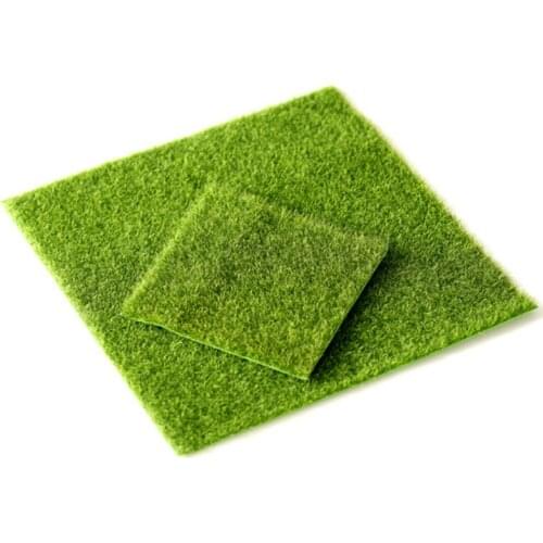 Mini Emulation Lawn Garden Ornament Lichen Craft Pot Fairy Dollhouse Decor DIY