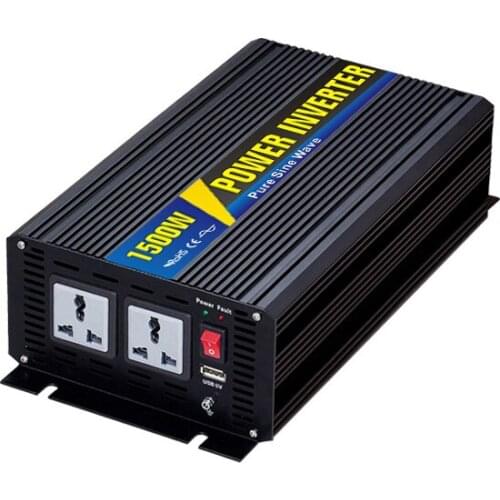 Power 1500W DC Input 12V 24V 48V AC Output 110V 220V Pure Sine Wave Grid Tie Inverter custom solar inverter