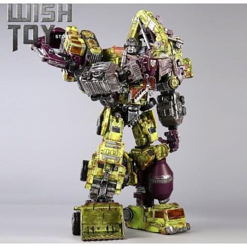 NBK Transformation G1 Devastator Battle Damage Version GT Engineering Oversize Combiner 6 in 1 Action Figure Collection Toys