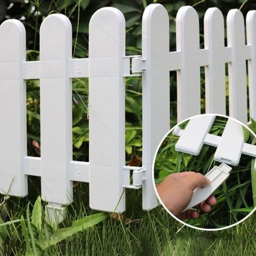 Plastic Fence Courtyard Indoor Garden Fence Kindergarten Flower Garden Vegetable Small Fence DIY Christmas Decoration