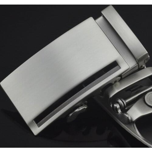 High Quality 3.5cm Width Metal Belt Buckle Head For Genuine Leather Belt Men Fashion Automatic Buckle Male Accessories Gift