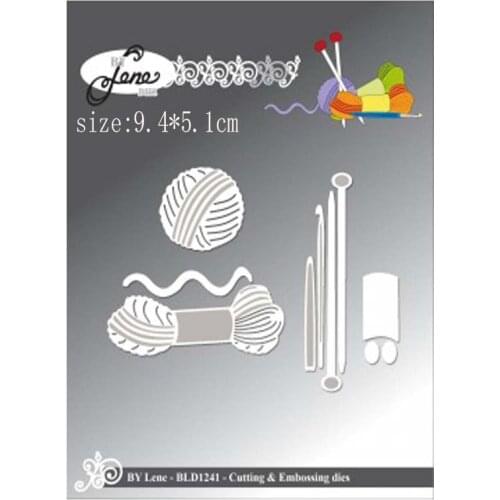 Ball of yarn Metal Cutting Dies Cutting Mold Decoration Scrapbook Paper Craft Knife Mold Blade Dies Stencils Dies new 2021
