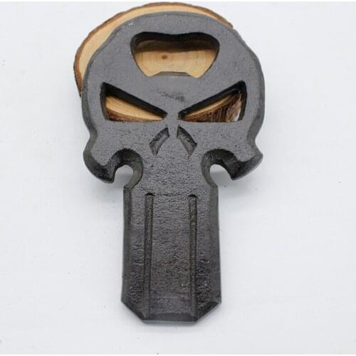 European-style cast iron skull bottle opener home retro decoration wine screwdriver bar restaurant beer bottle opener tool